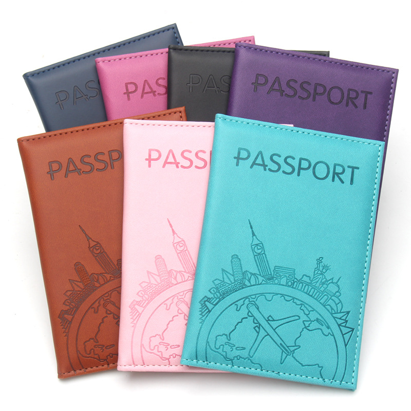 Tech Accessories For Travel - Porta-passaporte impresso para voo global, capa