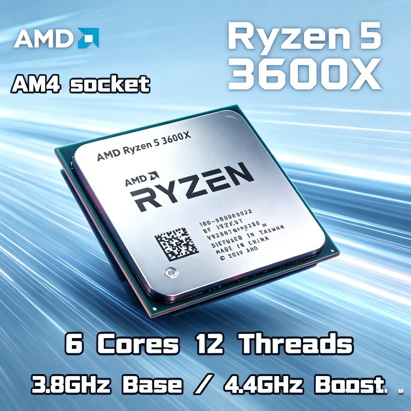 Amd Cpu Ryzen 5 - Processador CPU 7NM 95W L3=32M 100-000000022