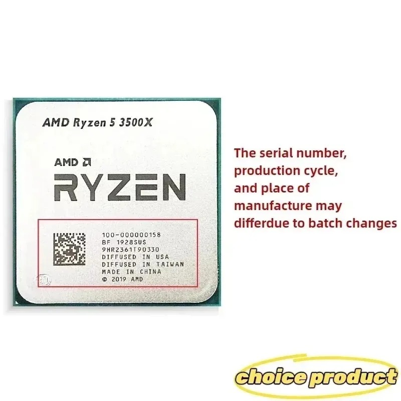 AMD R5 3500X CPU Original Nova - Amd Cpu Ryzen 5 avaliação e preço