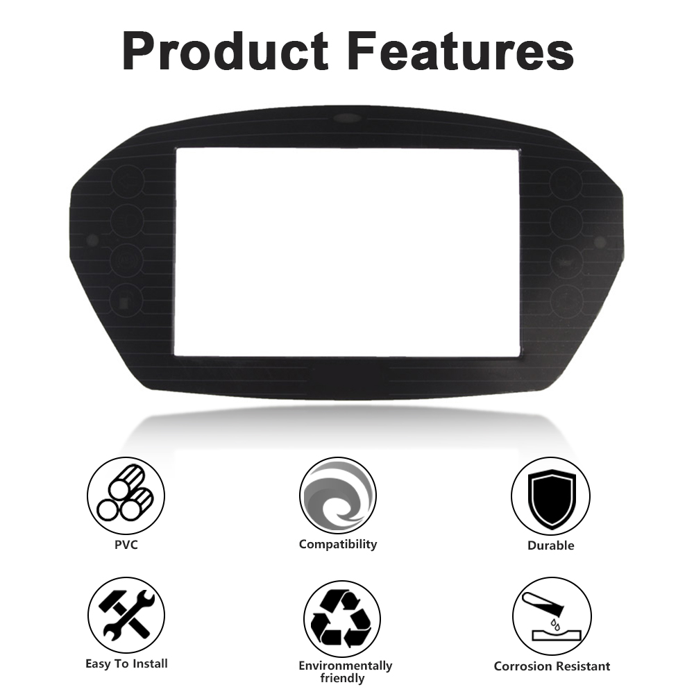 Adesivo preto do painel da mot - Trail Tech Vapor Accessories avaliação e preço