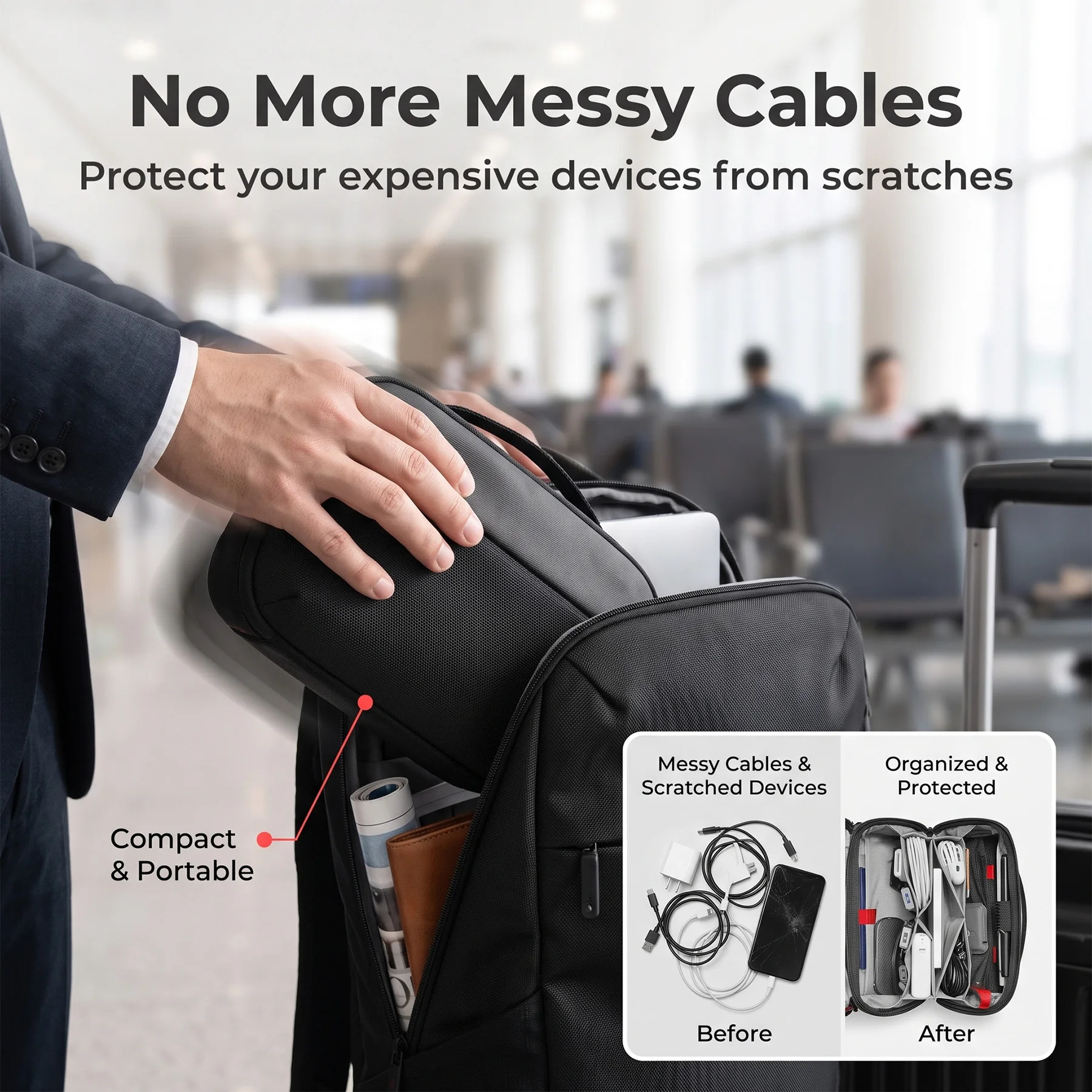 Bolsa Organizadora de Tecnolog - Tech Accessories For Travel avaliação e preço