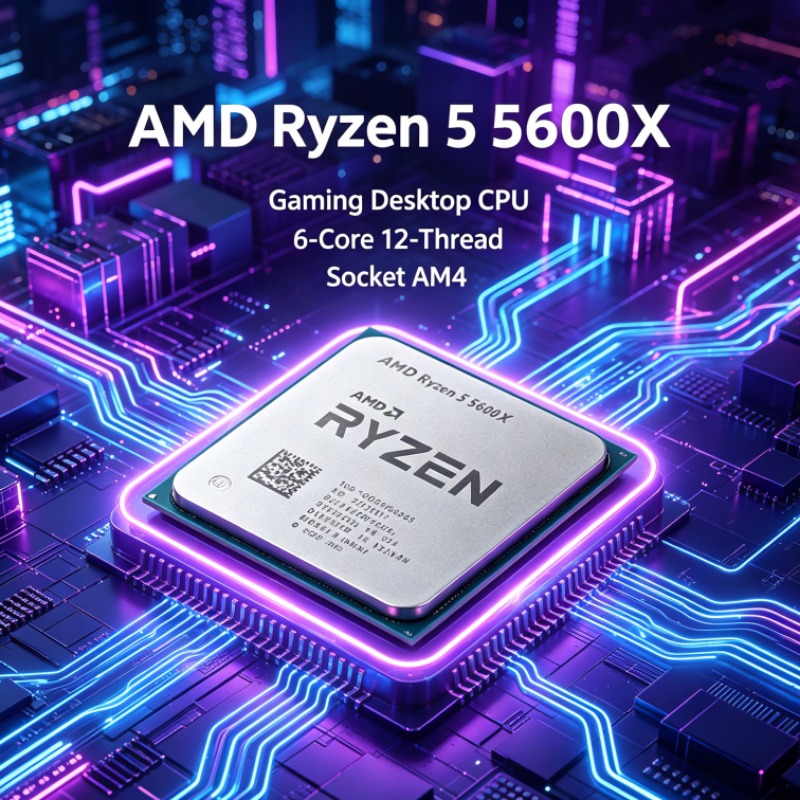 AMD R7... Ryzen 5 5600X CPU pa - Amd Cpu Ryzen 5 avaliação e preço